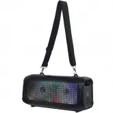 Caixa de Som Quanta StyleFest QTSBT200 com Bluetooth/Rádio FM/USB/20W/Bivolt - Preto