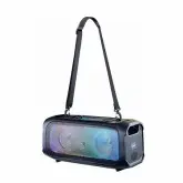 Caixa de Som Quanta StyleFest QTSBT300 com Bluetooth/Radio FM/USB/300W/Bivolt (Microfone) - Preto