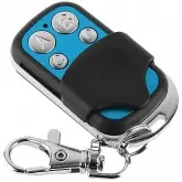 Controle Remoto Inteligente Sonoff Wireless 4 Buttons Push 433MHz/27A - Preto/Prateado