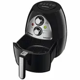 Fritadeira Elétrica Mondial NAF-03i-4L Family Inox-I com 1500W/4L/220V - Preto/Prata