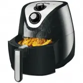 Fritadeira Elétrica Quanta QTAF400 com 1500W/3.2L/127V - Preto/Prata