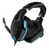 Headset Gaming Logitech G635 Lightsync 7.1 Microfone Flippable / 50mm - Preto/Azul