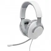Headset JBL Quantum 100 com Quantum Signature Sound / Driver de 40 mm / Microfone Removível - Branco