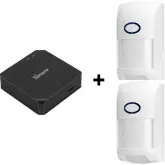 Kit Ponte Conversor Sonoff 433MHz RF Bridge + Sensor de Movimento Pir Motion Detector PIR2 433MHz (2 Unidades)