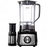 Liquidificador Mondial Turbo Inox L-1000 Bi 1000W/3L/220V - Preto/Prateado