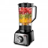 Liquidificador Mondial Turbo Inox L-1000-BI com 1000W/3L/127V - Preto