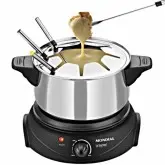 Panela Elétrica Inox Mondial Fondue Le Gourmet II FD02 1500W 220V - Prata/Preto