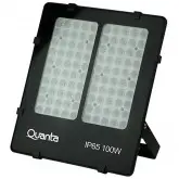 Refletor LED Quanta QTRL100 100W/8000 Lm/Bivolt - Preto
