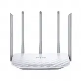 Roteador TP-Link Archer C60 AC1350 Dual Band / MU-MIMO com 5 antenas - Branco/Cinza