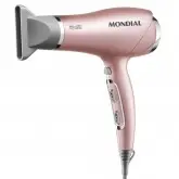 Secador de Cabelo Mondial Golden Rose Line SC-32 com 2000W/127V - Rosa Gold