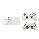 Console Mannatech Game Stick Pro 20000 Jogos 2 Controles Sem Fio Branco