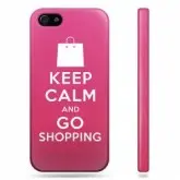 CAPA P/CEL. GALAXY S4 KEEP CALM AND GO SHOPPING