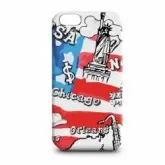 CAPA P/IPHONE 6/6S EONE C/PELICULA USA-CHICAGO C-IPH-6-00-80