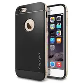 CAPA P/IPHONE 6/6S SPIGEN METALIZED PRETO/CINZA