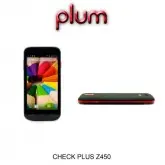 CEL PLUM CHECK PLUS Z450 DUAL PRETO/VERM