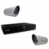 CFTV DVR ORANGE OR-D411 + 2 CAMERA STAND COMBO