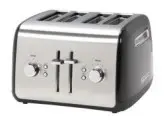 COZINHA KITCHENAID TORRADEIRA 4 FATIAS PRETO 110v