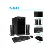 GAB. KIT SATE K645 4BAIAS PORTUGUES PRETO