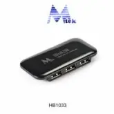 HUB 4P USB 2.0 MTEK A-HUB HB1033 PRETO