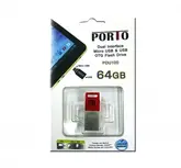 PENDRIVE 64GB PORTO DUAL MICRO USB/USB