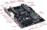 PLACA MAE AM3+ GIGABYTE 970A-UD3P LAN/SATA/DDR3