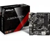 PLACA MAE AMD AM4 ASROCK A320M-HDV HDMI/DVI-D/VGA/M.2/SATA3/SOM/USB3.0/DDR4/90-MXB3T0-A0UAYZ