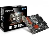 PLACA MAE S1151 ASROCK H110M-DGS R3.0 SOM/LAN/DVI-D/USB3.0/PS2/SATA6GBPS/DDR4