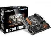 PLACA MAE S1151 ASROCK H170M PRO4 VGA/HDMI/USB3.0/DDR4
