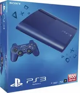 PS3 APP 500GB SUPER SLIM MEXICANO + 74 JOGOS AZUL RB