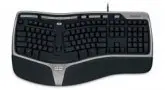 TECLADO MICROSOFT USB NATURAL ERGONOMIC 4000 PRETO