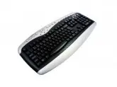 TECLADO VIEWTECH PS/2 KM-2925 MULTIMIDIA PORTUGUES PRETO/PRATA