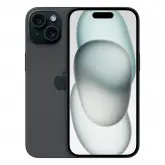 Apple Iphone 15 128Gb Ch Tela Super Retina Xdr 6.1 Dual Cam 48+12Mp/12Mp Ios 17 - Black (Sim-Fisico)