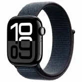 Apple Watch S10 42Mm Mwwg3Lw/A Com Gps/ Wide Angle Oled Display / Pulseira Sport Loop / Aluminium Case - Jet Black