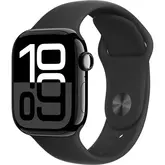 Apple Watch S10 46Mm Mwwq3Lw/A Com Gps/ Wide Angle Oled Display / Pulseira Sport Band M/L / Aluminium Case - Jet Black