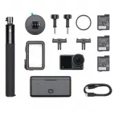 Câmera De Ação Dji Osmo Action 3 Adventure Combo Ultra Hd 4K / Tela Dupla + Acessórios - Black