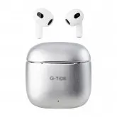 Fone De Ouvido Sem Fio G-Tide H11 Com Bluetooth / Cancelamento De Ruido / 300 Mah - Silver