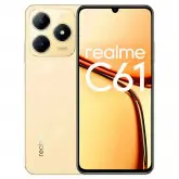 Smartphone Realme C61 Rmx3930 6/256Gb / Tela 6.74 / Cam 50+0.08Mp / Android 14 - Sparkle Gold