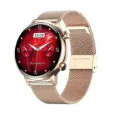 Smartwatch G-Tide Romance Com Ip68 / Tela 1.1 Ips / Nfc / Bluetooth / Sensor Hr - Rose Gold
