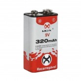 Bateria Recarregavel Mox 9V 320mAh