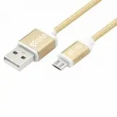Cabo USB Lightning 4Life iPhone 5/6 MFI 3M Dourado