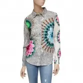 Camisa Desigual P9 Cinza L
