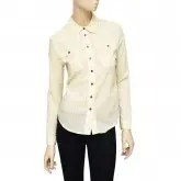 Camisa Guess Branco/Amarelo M