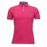 Camisa Polo 7Camicie Manga Curta Trimming Rosa L