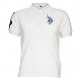 Camisa Polo Infantil US Polo White L