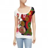 Camiseta Desigual B4 Branco XS