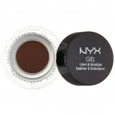 Delineador em Gel NYX Gel Liner & Smudger Glas 02 Charlotte/Brown