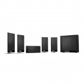 Kit De Caixa Home Theater Kef T205 GB 5.1 Preto