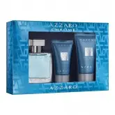 Kit Perfume Azzaro Chrome EDT 30Ml + After Shave Balm 30Ml + Shampoo 50Ml