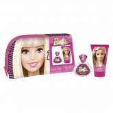 Kit Perfume Barbie EDT 50ML + Gel de Banho 100ML + Necessaire