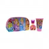 Kit Perfume Disney Princess EDT 50ML + Gel de Banho + Necessaire